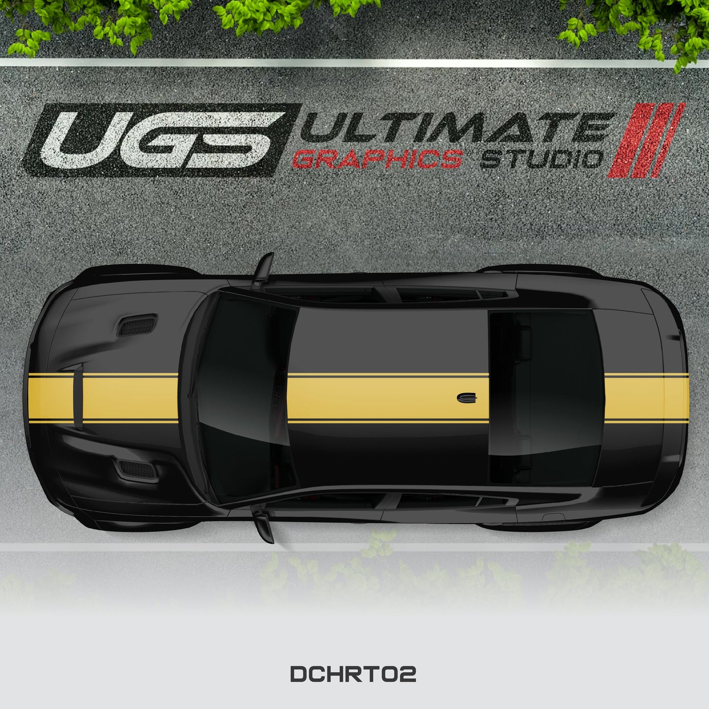 Dodge Charger Top Single Stripe 1 Color