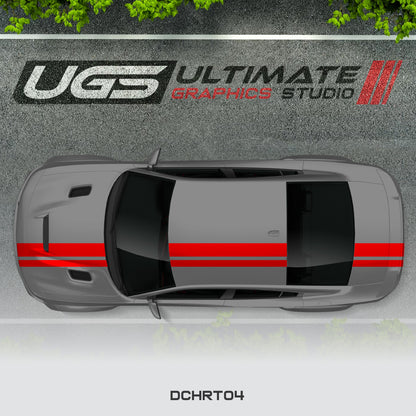 Dodge Charger Top 2 Stripes Graphics