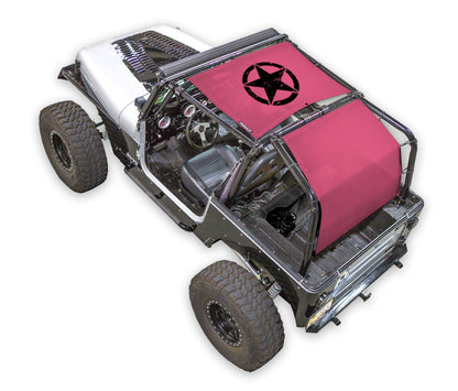 Jeep Wrangler YJ Sun Shade Stock Printed Shade Top (1987–1996)