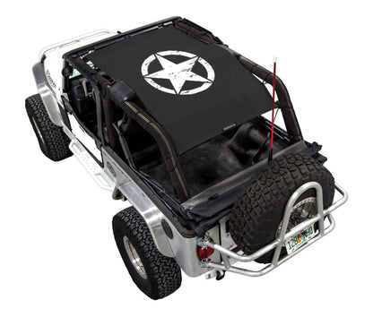 Jeep Wrangler LJ Sun Shade Stock Printed Shade Top (2004–2006)