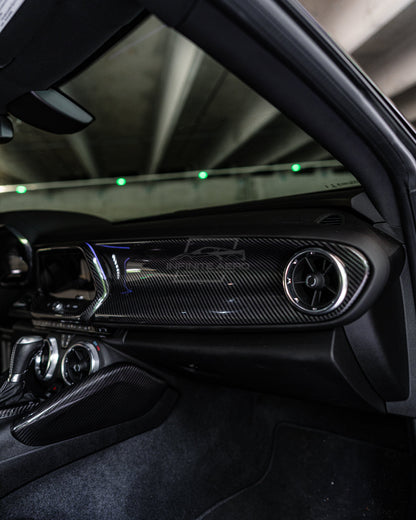 CAMARO 16-24 CARBON FIBER PASSENGER DASHBOARD COVER
