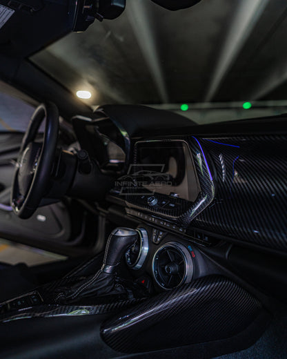 CAMARO 16-24 CARBON FIBER PASSENGER DASHBOARD COVER