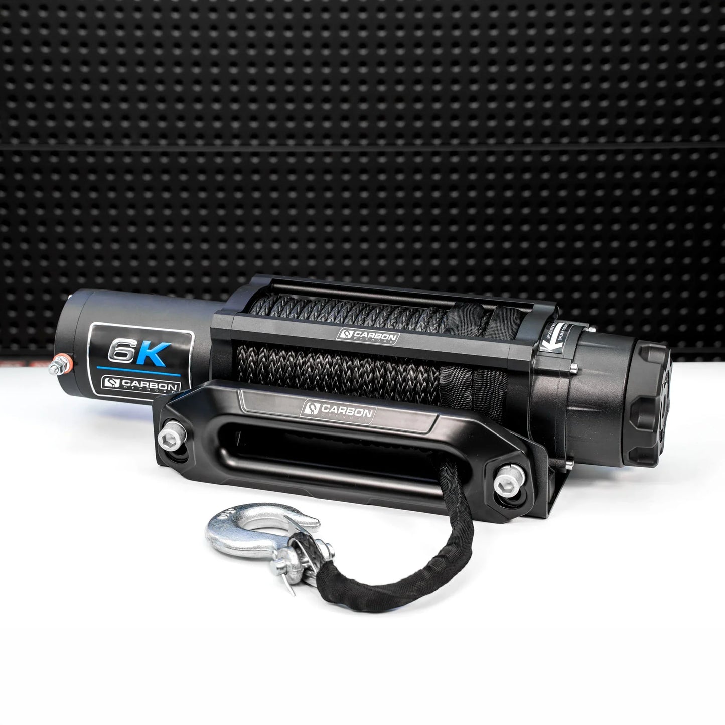 Carbon Offroad Long Drum 6000lb ATV/Small 4X4 Winch