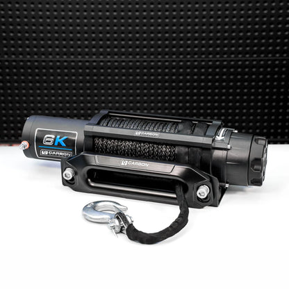 Carbon Offroad Long Drum 6000lb ATV/Small 4X4 Winch
