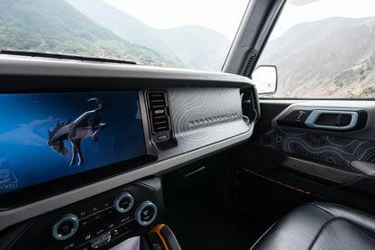 Topo 3 Piece Dash Kit (Printed Series) - 2021+ Bronco