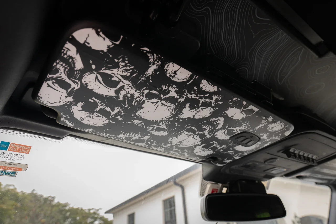 Custom Series Sun Visor Overlays (Printed Series) - 2021+ Bronco