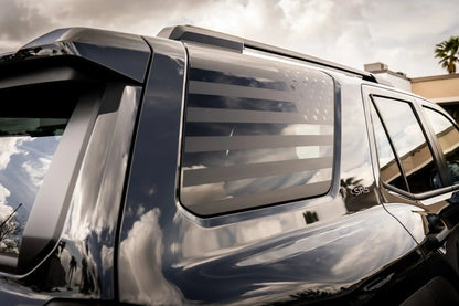 American Flag Rear Window Overlays - 2021+ Bronco 4 Door