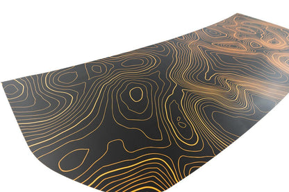 Stealth Topographic Map Hood Overlay (Printed Series) - 2021+ Bronco