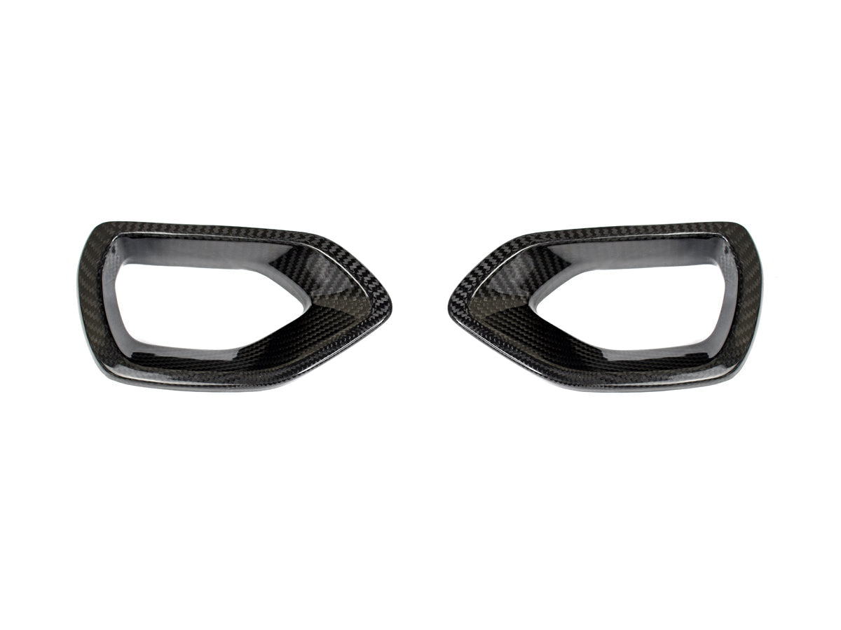 AutoTecknic Dry Carbon Grille Snorkel Set - Dodge Charger SRT Scat Pack 2015-2021