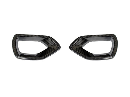 AutoTecknic Dry Carbon Grille Snorkel Set - Dodge Charger SRT Scat Pack 2015-2021