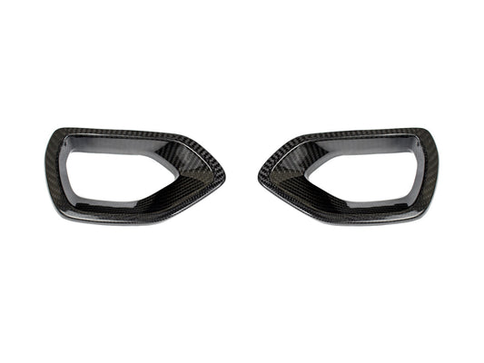 AutoTecknic Dry Carbon Grille Snorkel Set - Dodge Charger SRT Scat Pack 2015-2021