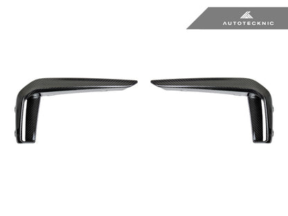 AutoTecknic Dry Carbon Front Bumper Trim - BMW G30 5-Series Pre-LCI M-Sport