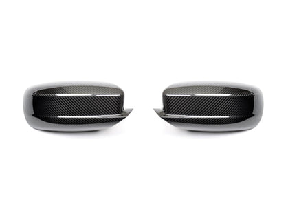 AutoTecknic Replacement Dry Carbon Mirror Covers - Dodge Charger 2011-2019