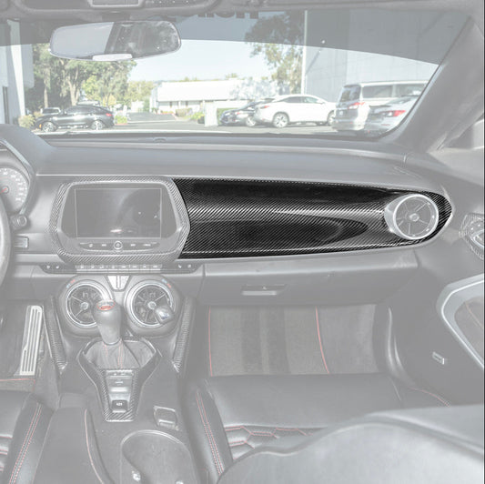 CAMARO 16-24 CARBON FIBER PASSENGER DASHBOARD COVER