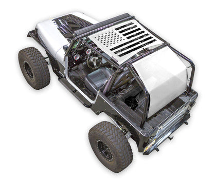 Jeep Wrangler YJ Sun Shade Stock Printed Shade Top (1987–1996)