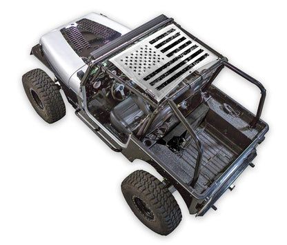 Jeep Wrangler YJ Sun Shade Stock Printed Shade Top (1987–1996)