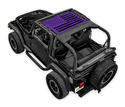 Jeep Wrangler TJ Sun Shade Stock Printed Shade Top (1997–2006)