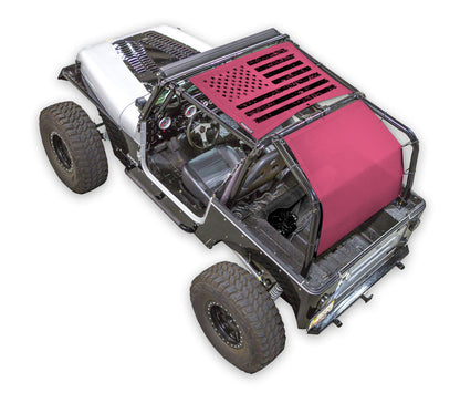 Jeep Wrangler YJ Sun Shade Stock Printed Shade Top (1987–1996)