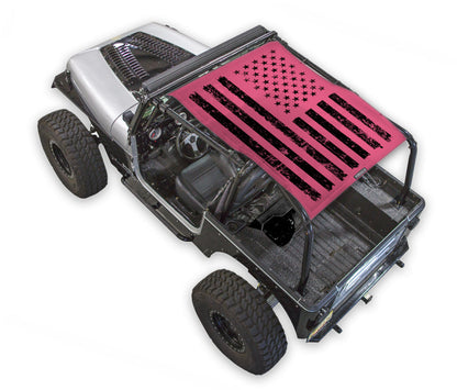 Jeep Wrangler YJ Sun Shade Stock Printed Shade Top (1987–1996)