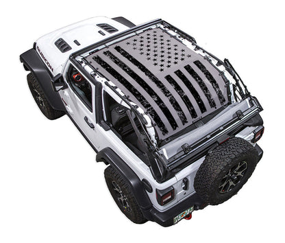 Jeep Wrangler JL 2-Door Sun Shade Stock Printed Shade Top (2018–2026)