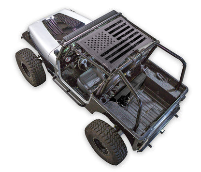 Jeep Wrangler YJ Sun Shade Stock Printed Shade Top (1987–1996)
