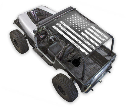 Jeep Wrangler YJ Sun Shade Stock Printed Shade Top (1987–1996)