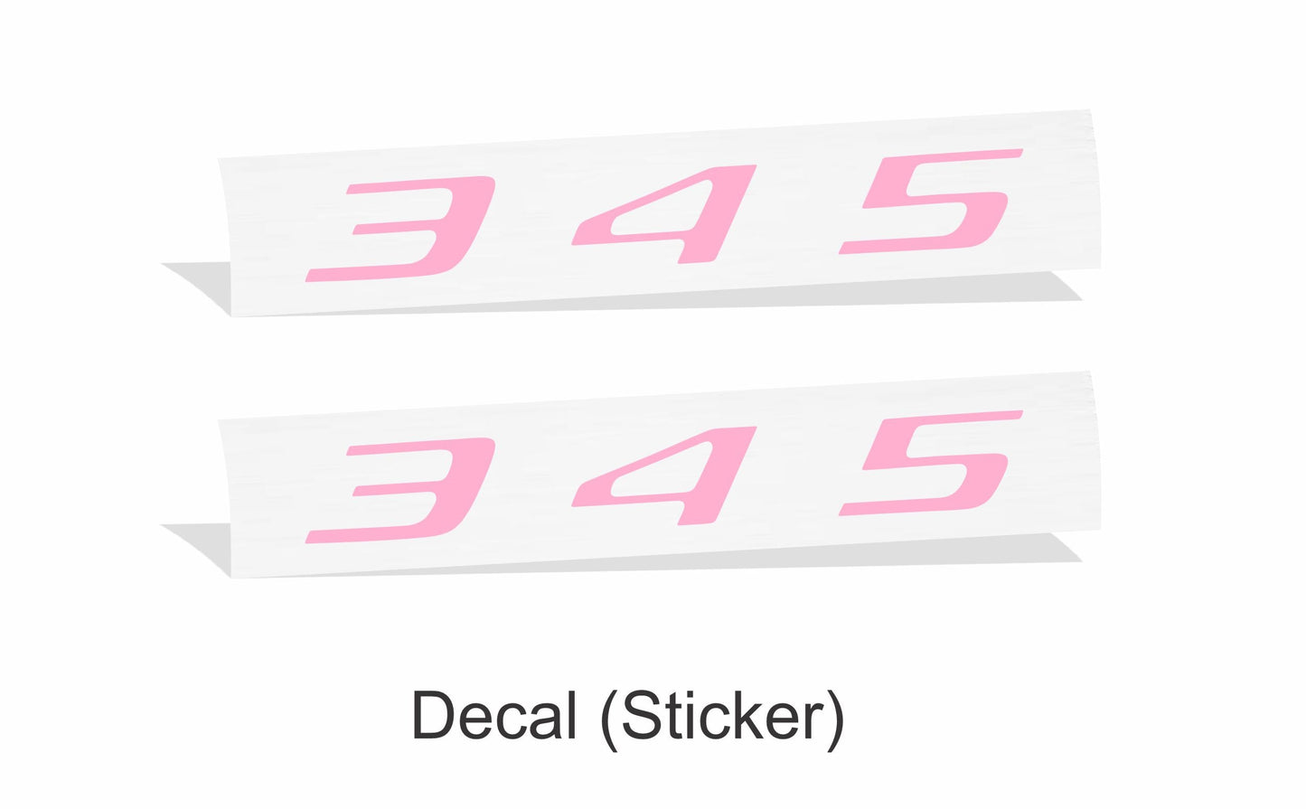345 Fender Emblem Emblem Inlay Decal Stickers - 2023 Charger R/T