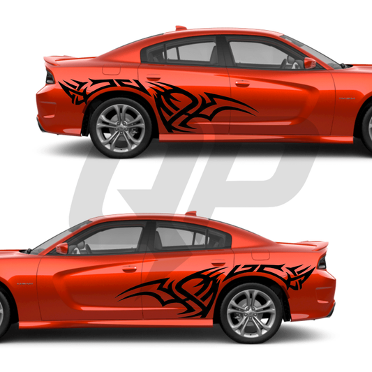 Dodge Charger Tribal Racing Stripes Decal Kit | 2015-2020