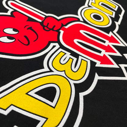 Mens T-Shirt Dodge Demon Vintage (Black)