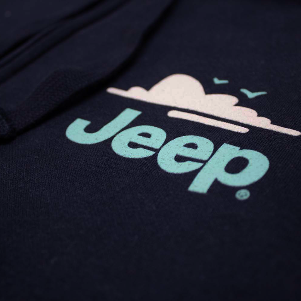 Mens Jeep® Dunes Zip Hoodie Sweatshirt - Black