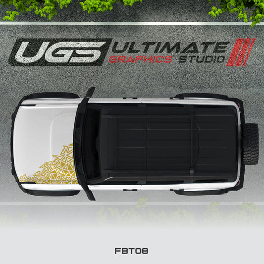 Ford Bronco Hood Pattern Graphics 1 Color