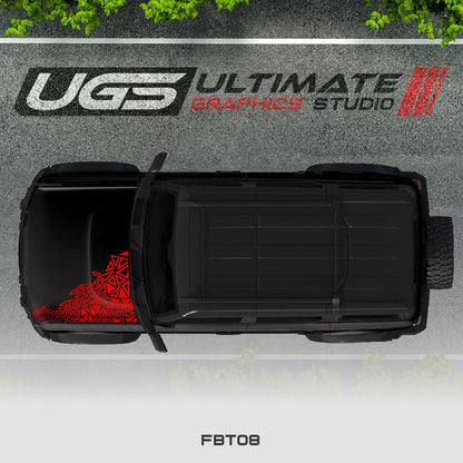 Ford Bronco Hood Pattern Graphics 1 Color