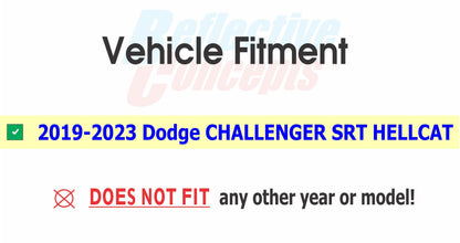 Hellcat Emblem Overlay Decals (pair) - 19-23 Challenger SRT Hellcat