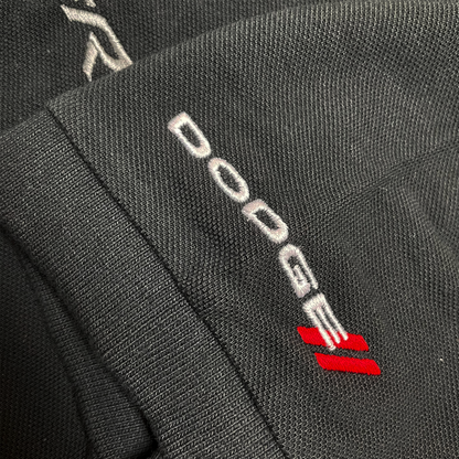 Mens Dodge Viper Fangs Polo Shirt - Black