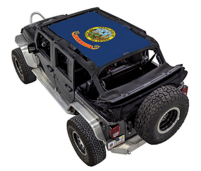 Jeep Wrangler JKU 4-Door Sun Shade Stock Printed Shade Top (2007–2017)