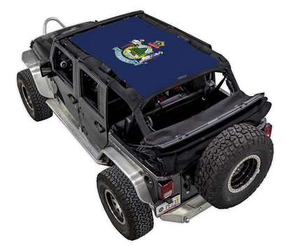 Jeep Wrangler JKU 4-Door Sun Shade Stock Printed Shade Top (2007–2017)