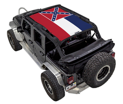 Jeep Wrangler JKU 4-Door Sun Shade Stock Printed Shade Top (2007–2017)