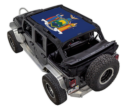 Jeep Wrangler JKU 4-Door Sun Shade Stock Printed Shade Top (2007–2017)