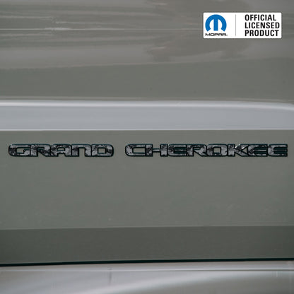 GRAND CHEROKEE Door Emblem Overlay Decal Set | Fits 2017–2022 WK2