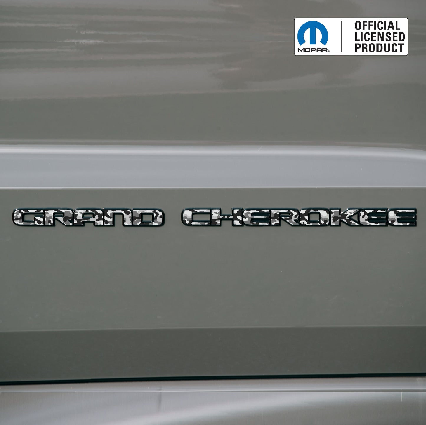 GRAND CHEROKEE Door Emblem Overlay Decal Set | Fits 2017–2022 WK2