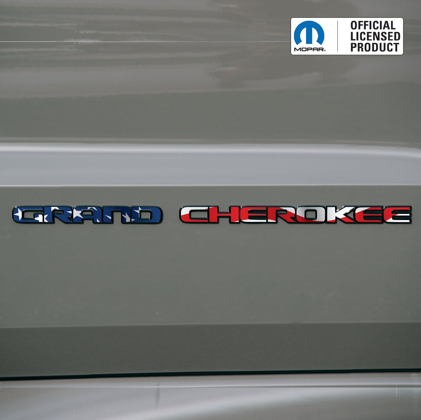 GRAND CHEROKEE Door Emblem Overlay Decal Set | Fits 2017–2022 WK2