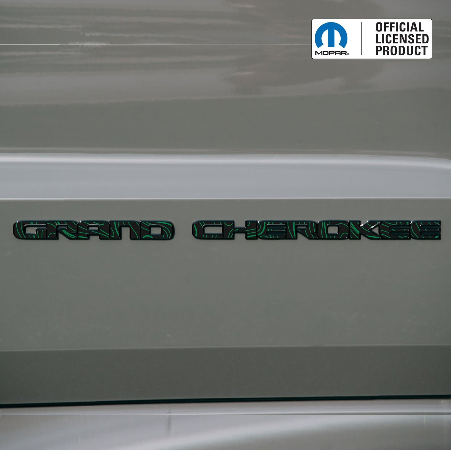 GRAND CHEROKEE Door Emblem Overlay Decal Set | Fits 2017–2022 WK2