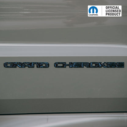 GRAND CHEROKEE Door Emblem Overlay Decal Set | Fits 2017–2022 WK2