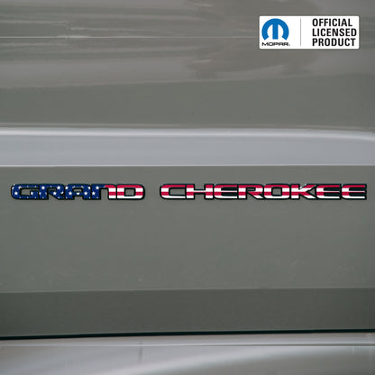 GRAND CHEROKEE Door Emblem Overlay Decal Set | Fits 2017–2022 WK2