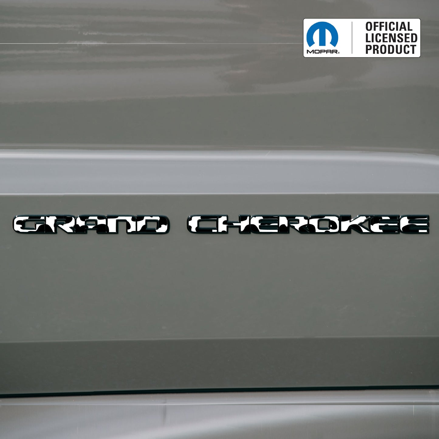 GRAND CHEROKEE Door Emblem Overlay Decal Set | Fits 2017–2022 WK2