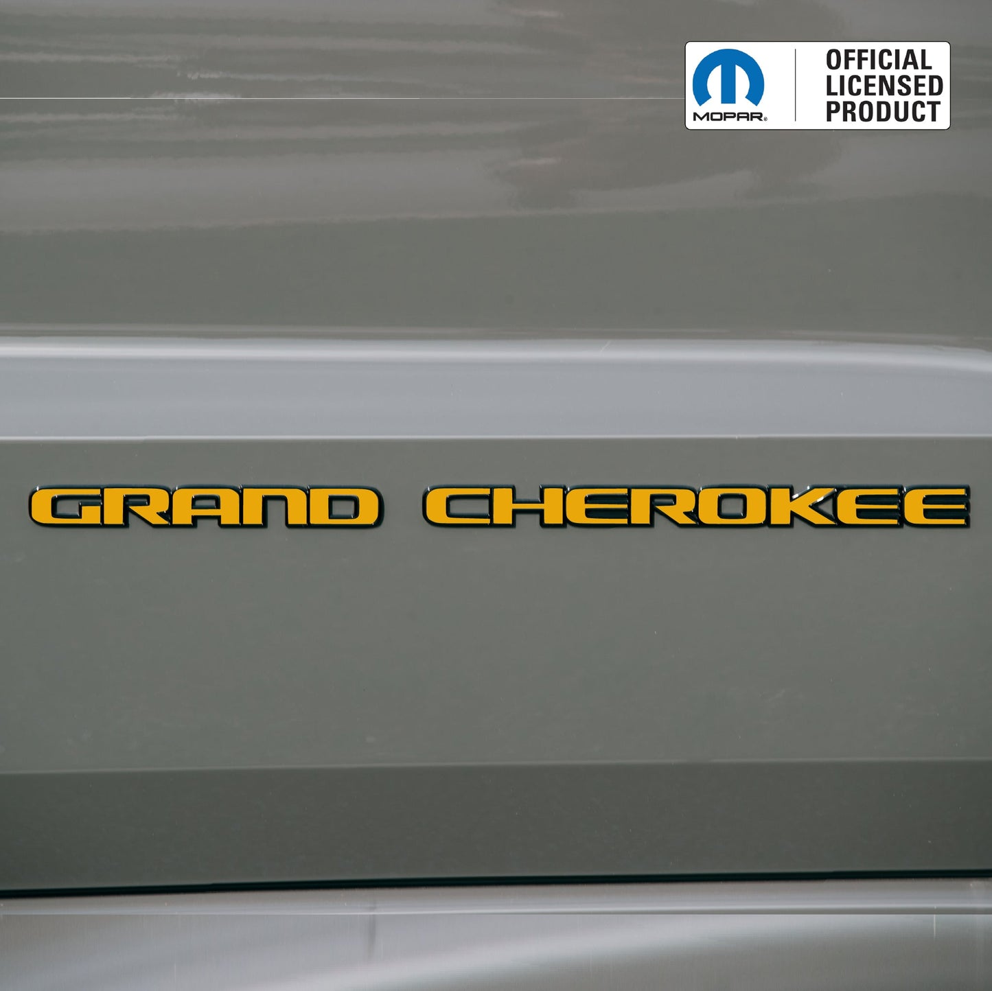 GRAND CHEROKEE Door Emblem Overlay Decal Set | Fits 2017–2022 WK2