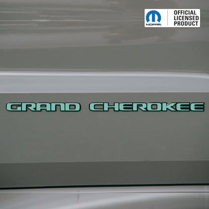 GRAND CHEROKEE Door Emblem Overlay Decal Set | Fits 2017–2022 WK2