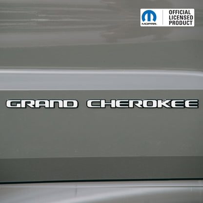 GRAND CHEROKEE Door Emblem Overlay Decal Set | Fits 2017–2022 WK2