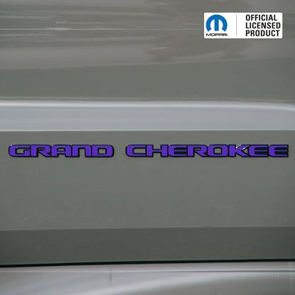 GRAND CHEROKEE Door Emblem Overlay Decal Set | Fits 2017–2022 WK2