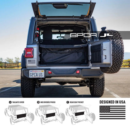 Jeep Wrangler JL 4DR Cargo Cover PRO (2018+)